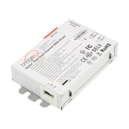 Alimentator Pulsatoriu LED 60W 14-57VDC 0-2000mA 120-277VAC | Electronic-mag.ro | Componente Electronice