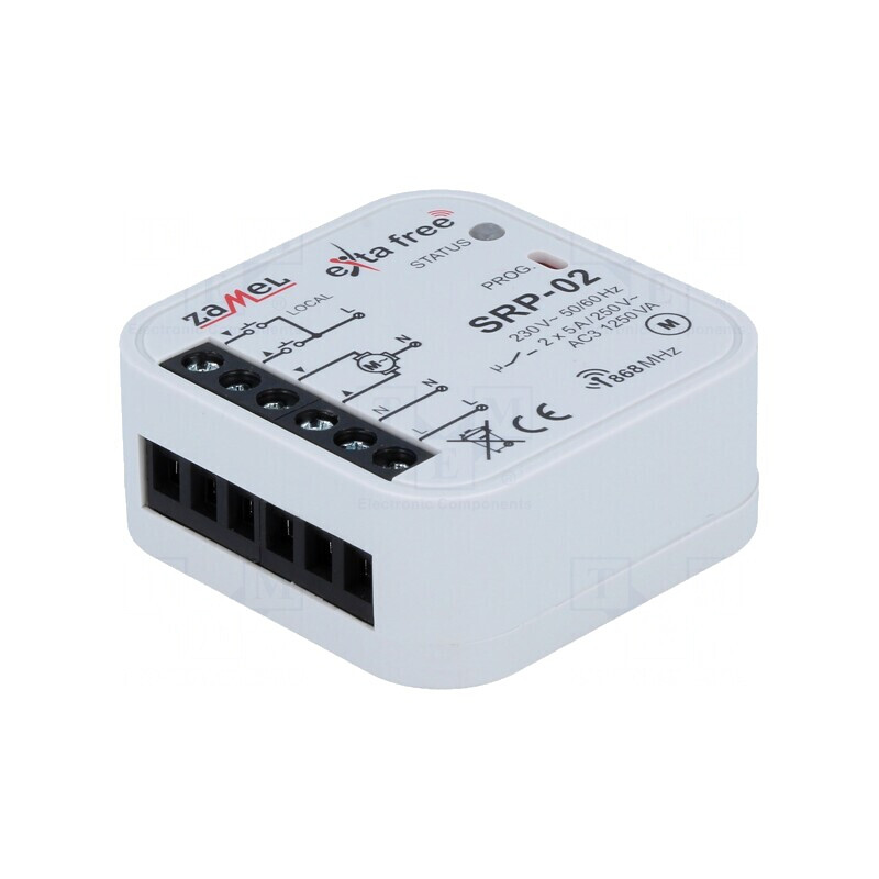 Controler jaluzele EXTA FREE metalic 230VAC x2 | Electronic-mag.ro | Componente Electronice Controler jaluzele EXTA FREE metalic 230VAC x2 | Electronic-mag.ro | Componente Electronice