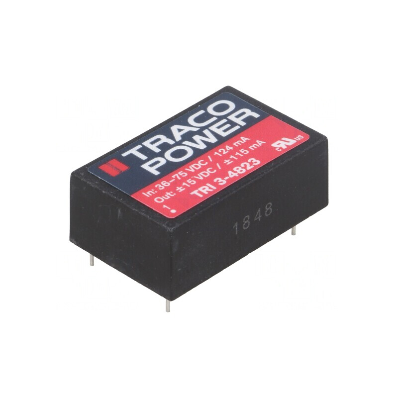 Convertor DC/DC 3.5W 36-75V la 15V/-15V TRI 3-4823 | Electronic-mag.ro | Componente Electronice Convertor DC/DC 3.5W 36-75V la 15V/-15V TRI 3-4823 | Electronic-mag.ro | Componente Electronice