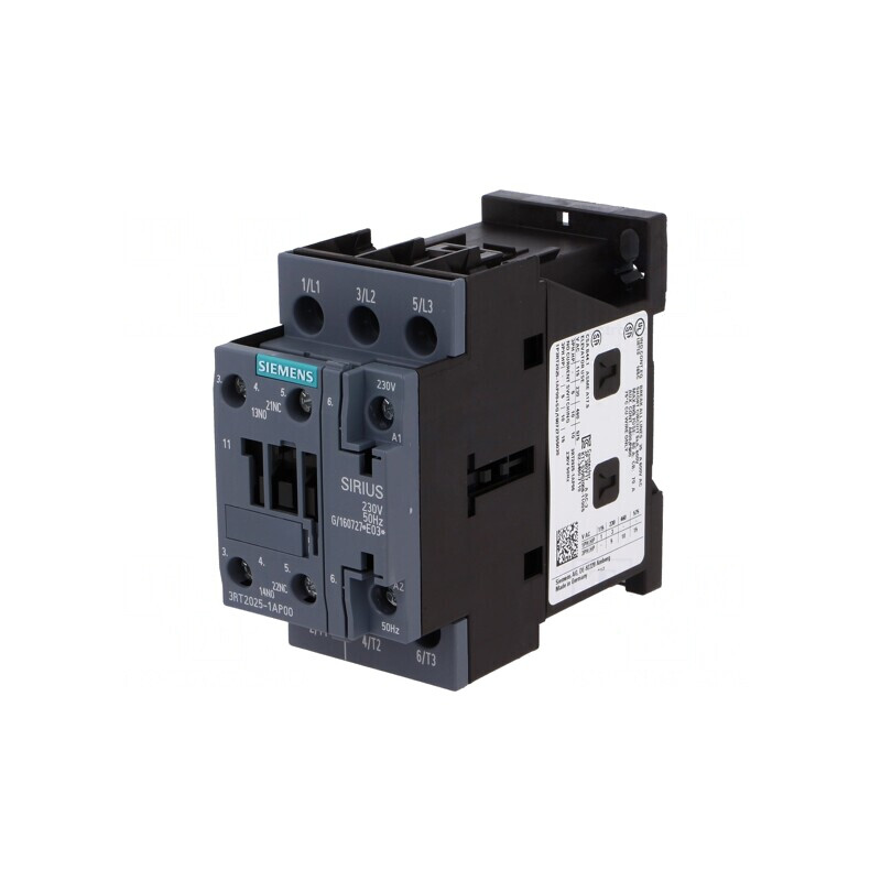 Contactor 3-POL 230VAC cu 3 Contacte Auxiliare | Electronic-mag.ro | Componente Electronice