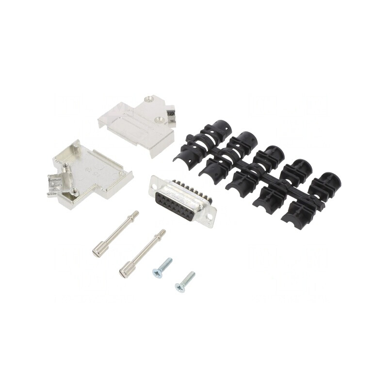 Conector D-Sub 15-Pin Mamă Unghi 45° Terminal Șurub Cablu | Electronic-mag.ro | Componente Electronice Conector D-Sub 15-Pin Mamă Unghi 45° Terminal Șurub Cablu | Electronic-mag.ro | Componente Electronice