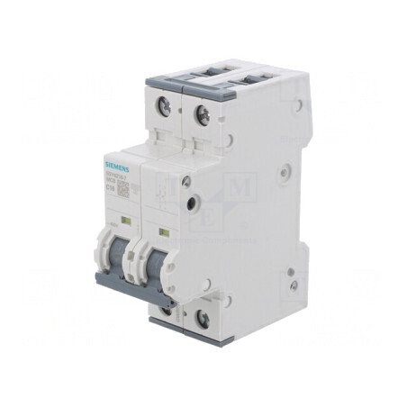 Întrerupător de supracurent 16A 2P 10kA 230/400VAC | Electronic-mag.ro | Componente Electronice