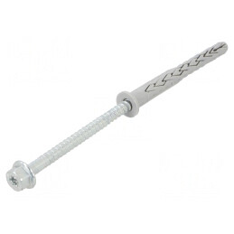 Plastic Anchor with Screw 8x80 Zinc-Plated Steel | Electronic-mag.ro | Componente Electronice