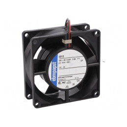 Ventilator axial 12V 80x80x32mm 54m3/h 36dBA cu rulment | Electronic-mag.ro | Componente Electronice