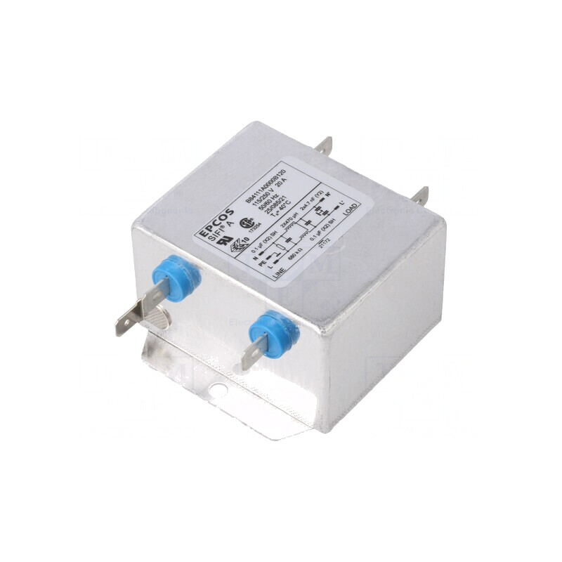 Filtru Anti-Interferențe Monofazat 250VAC 20A | Electronic-mag.ro | Componente Electronice