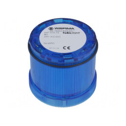 Semnalizator LED Albastru 24V IP65 | Electronic-mag.ro | Componente Electronice