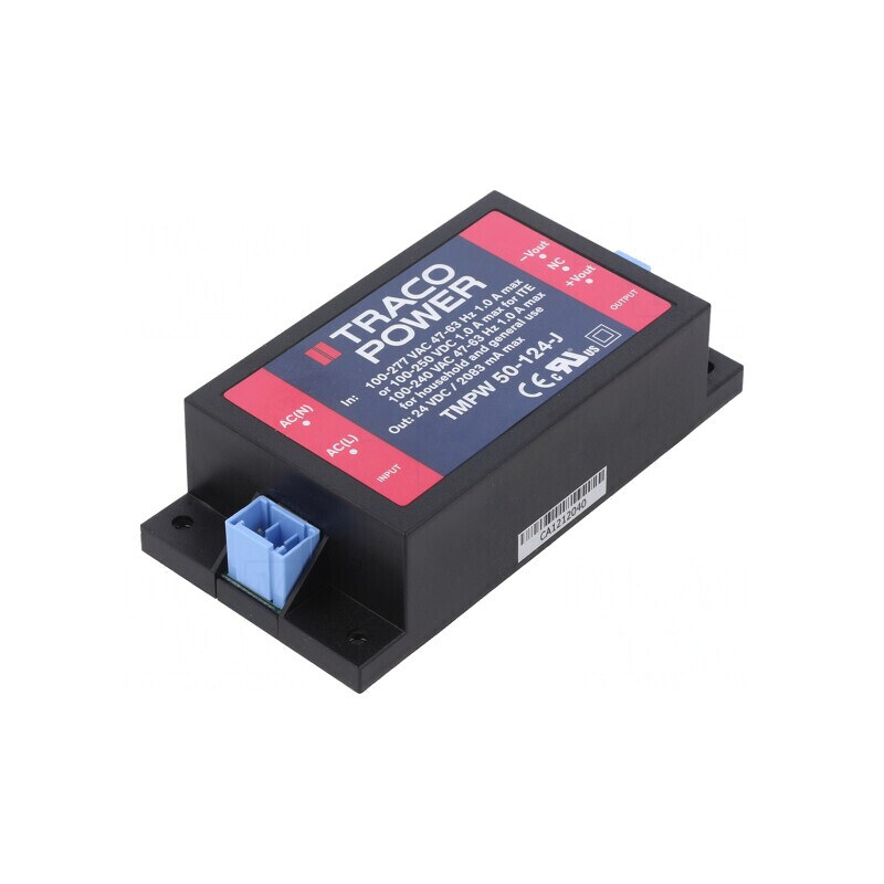 Alimentator Pulsatoriu pentru Încastrare 50W 24VDC 2083mA | Electronic-mag.ro | Componente Electronice