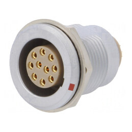 Conector Circular 2B 10-Pin IP50 | Electronic-mag.ro | Componente Electronice