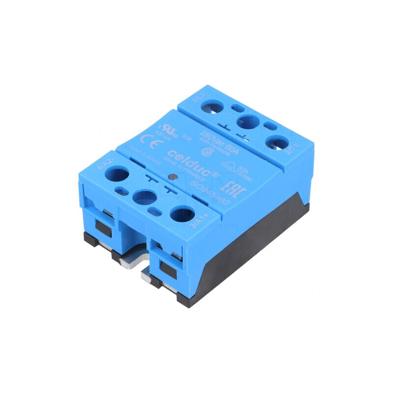 Releu Semiconductor 1-Fazat 60A 3-32VDC 12-280VAC | Electronic-mag.ro | Componente Electronice Releu Semiconductor 1-Fazat 60A 3-32VDC 12-280VAC | Electronic-mag.ro | Componente Electronice