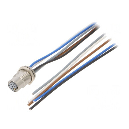 Cablu de Conectare M12 5 PIN 1m PUR Mamă | Electronic-mag.ro | Componente Electronice
