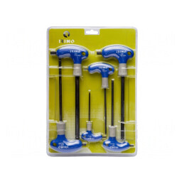 Set Șurubelnițe Imbus cu Mâner T, 6 Bucăți | Electronic-mag.ro | Componente Electronice