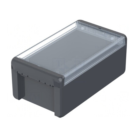 Carcasă Universală BOCUBE Grafit 125x231x90mm | Electronic-mag.ro | Componente Electronice
