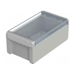 Carcasă Universală Gri BOCUBE 125x231x90mm UL94V-0 | Electronic-mag.ro | Componente Electronice