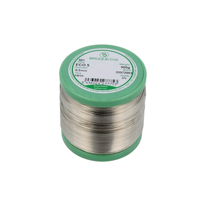 Sârmă de lipit fără plumb 0,5mm 0,5kg bobină | Electronic-mag.ro | Componente Electronice