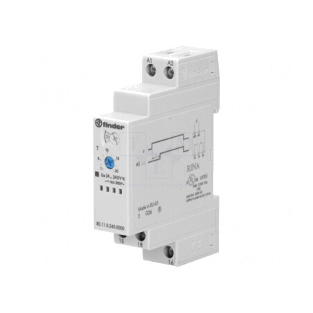 Timer Programabil 0,1s-24h SPDT 250VAC/10A 24-240V AC/DC | Electronic-mag.ro | Componente Electronice