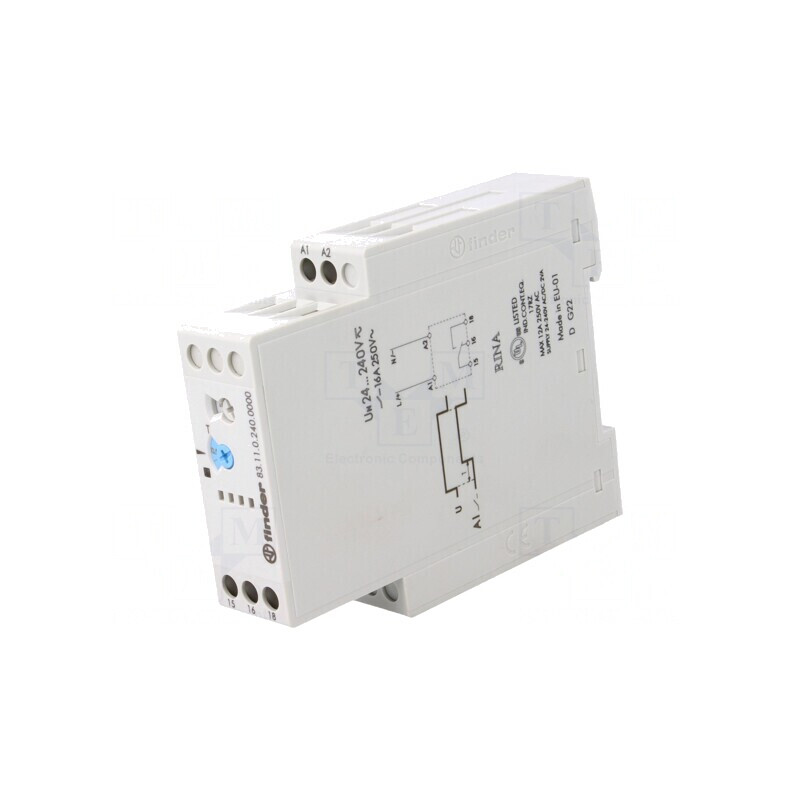 Timer Programabil SPDT 250VAC 16A 0,05s-10zile 24-240VAC/DC | Electronic-mag.ro | Componente Electronice