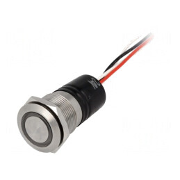 Comutator anti-vandalism SPST-NO 24V IP66 | Electronic-mag.ro | Componente Electronice