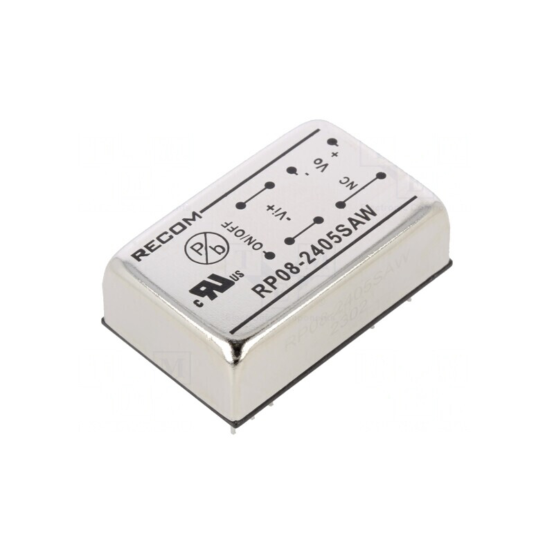 Convertor DC/DC 8W 9-36V la 5V 1,6A DIP24 RP08-2405SAW | Electronic-mag.ro | Componente Electronice Convertor DC/DC 8W 9-36V la 5V 1,6A DIP24 RP08-2405SAW | Electronic-mag.ro | Componente Electronice