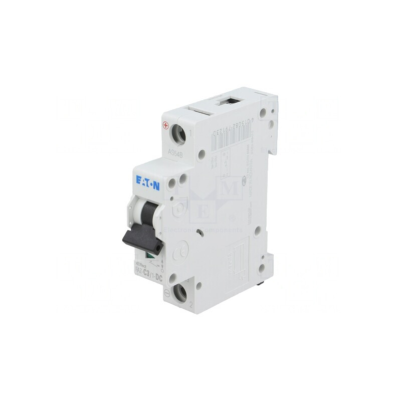 Întrerupător de Supracurent 3A 250VDC 1P C FAZ-C3 | Electronic-mag.ro | Componente Electronice
