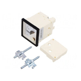 Voltmetru pe Panou VDC 0-1,5V Clasa 1,5 48x48mm | Electronic-mag.ro | Componente Electronice