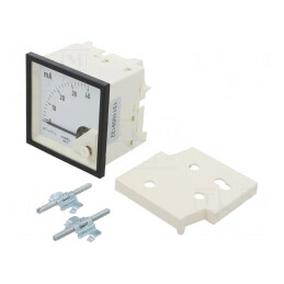 Ampermetru pe panou 0-40mA Clasa 1.5 61mm 600V | Electronic-mag.ro | Componente Electronice