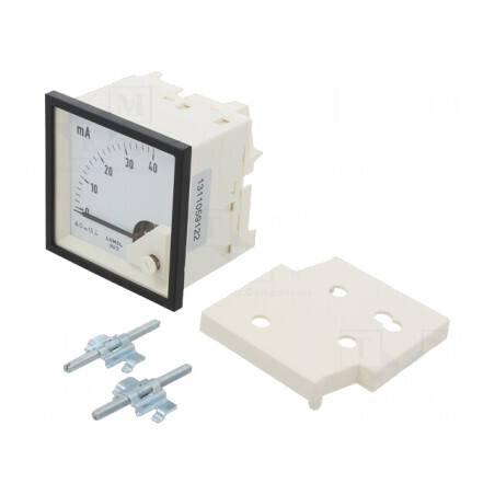 Ampermetru pe panou 0-40mA Clasa 1.5 61mm 600V | Electronic-mag.ro | Componente Electronice