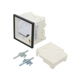 Ampermetru Panou DC 0-5A Clasa 1.5 61mm 600V | Electronic-mag.ro | Componente Electronice