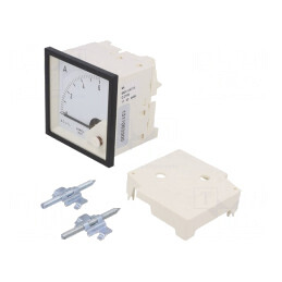 Ampermetru Panou DC 0-6A Clasa 1,5 61mm 600V | Electronic-mag.ro | Componente Electronice