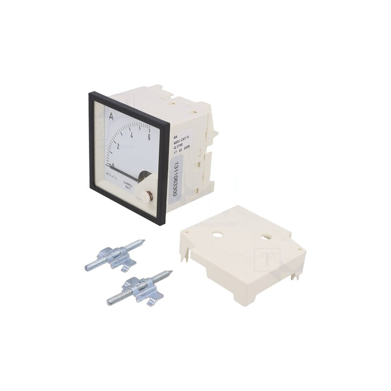 Ampermetru Panou DC 0-6A Clasa 1,5 61mm 600V | Electronic-mag.ro | Componente Electronice Ampermetru Panou DC 0-6A Clasa 1,5 61mm 600V | Electronic-mag.ro | Componente Electronice