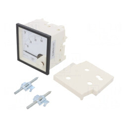 Voltmetru pe Panou 0-40V 72x72mm | Electronic-mag.ro | Componente Electronice