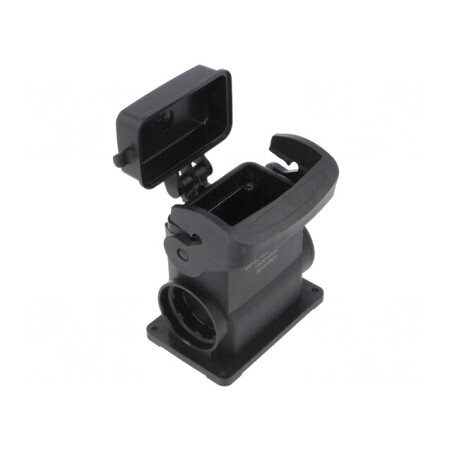 Carcasă pentru conectori HDC Han-Eco B 10B drept | Electronic-mag.ro | Componente Electronice