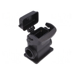 Carcasă pentru Conectori HDC Han-Eco B 10B Drept | Electronic-mag.ro | Componente Electronice
