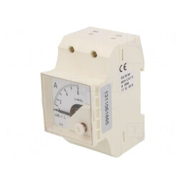 Ampermetru True RMS pentru Șină DIN 0-6A Clasa 1.5 | Electronic-mag.ro | Componente Electronice