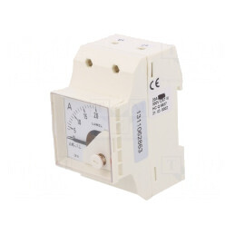 Ampermetru True RMS 0-20A pentru Șină DIN Clasa 1,5 | Electronic-mag.ro | Componente Electronice