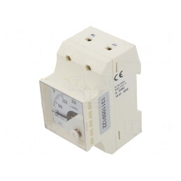 Voltmetru DIN 0-300V True RMS 40-72Hz | Electronic-mag.ro | Componente Electronice
