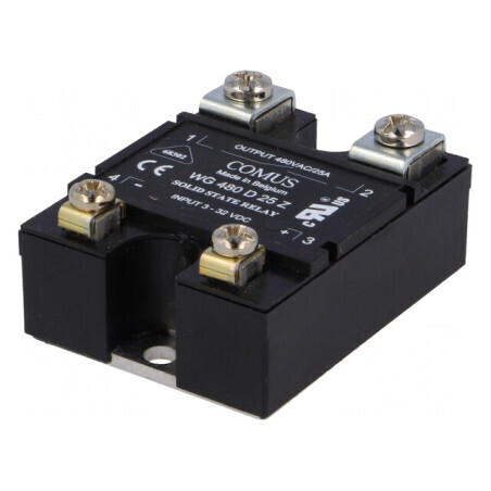 Releu semiconductor 25A 1-fazat 3-32VDC 24-530VAC | Electronic-mag.ro | Componente Electronice