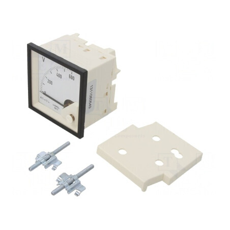 Voltmetru de Panou 0-600V 72x72mm | Electronic-mag.ro | Componente Electronice