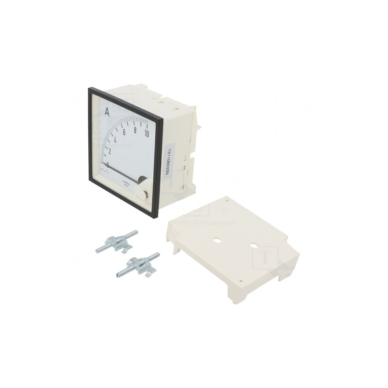 Ampermetru Panou DC 0-10A Clasa 1.5 95mm 600V | Electronic-mag.ro | Componente Electronice