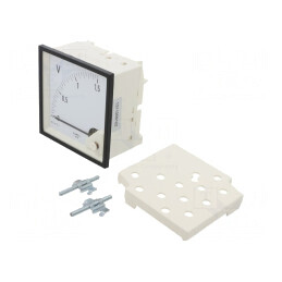 Voltmetru de Panou VDC 0-1.5V 96x96mm | Electronic-mag.ro | Componente Electronice