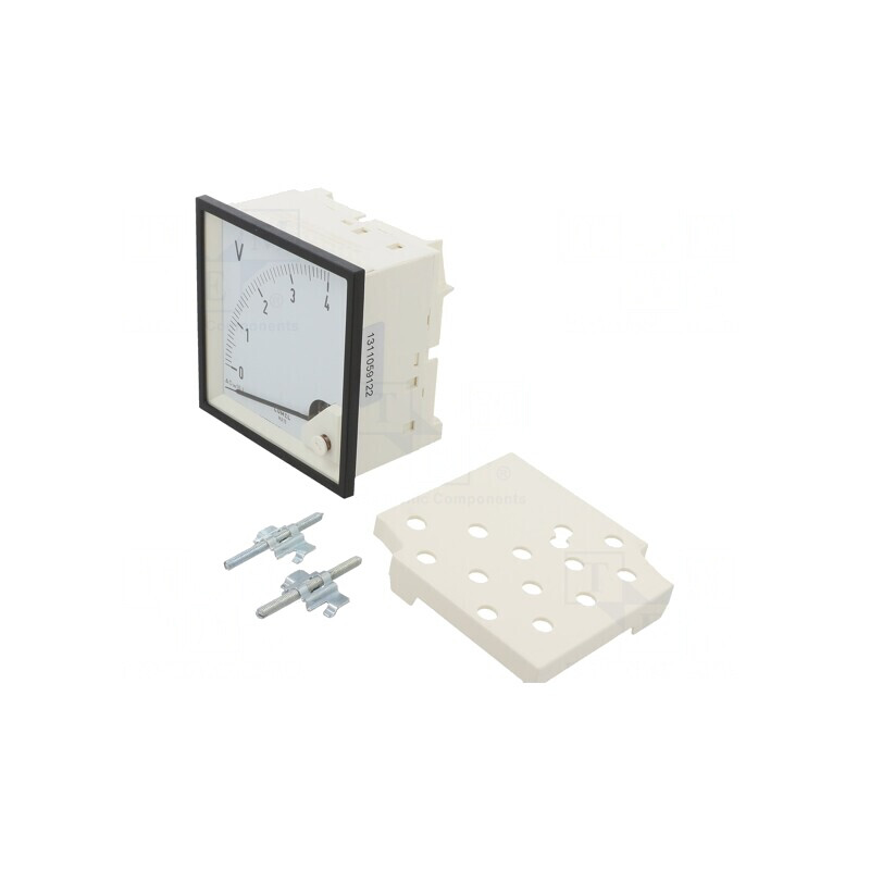 Voltmetru Panou VDC 0-4V Clasa 1.5 Umax 600V 95mm | Electronic-mag.ro | Componente Electronice Voltmetru Panou VDC 0-4V Clasa 1.5 Umax 600V 95mm | Electronic-mag.ro | Componente Electronice