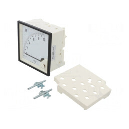 Voltmetru Panou VDC 0-10V 96x96mm | Electronic-mag.ro | Componente Electronice