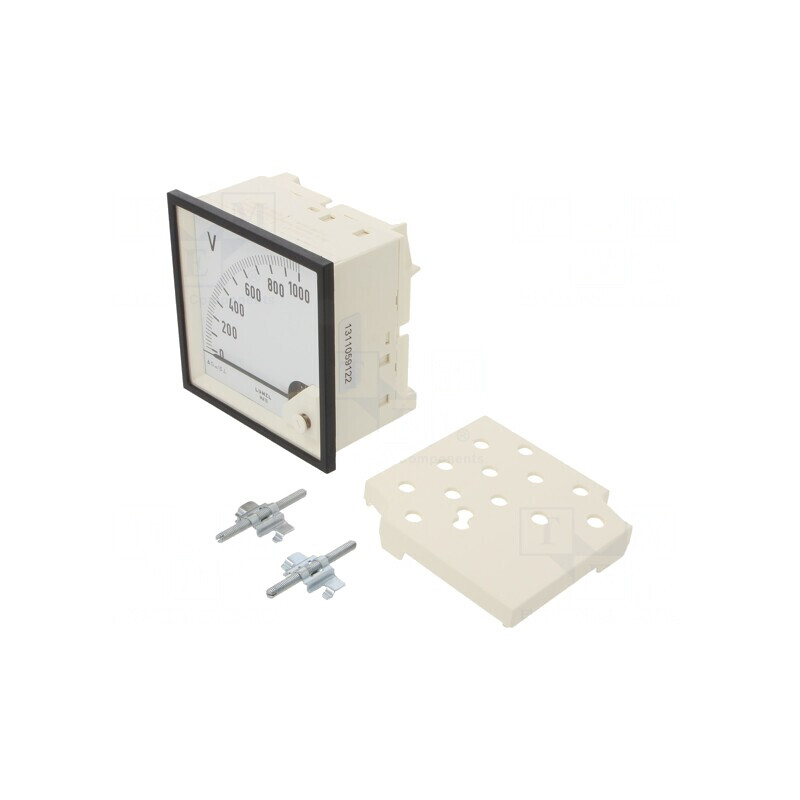 Voltmetru Panou VDC 0-1kV Clasa 1.5 Umax 600V 96x96mm | Electronic-mag.ro | Componente Electronice Voltmetru Panou VDC 0-1kV Clasa 1.5 Umax 600V 96x96mm | Electronic-mag.ro | Componente Electronice
