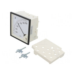 Voltmetru Panou VDC -600÷600V Clasa 1.5 96x96mm | Electronic-mag.ro | Componente Electronice
