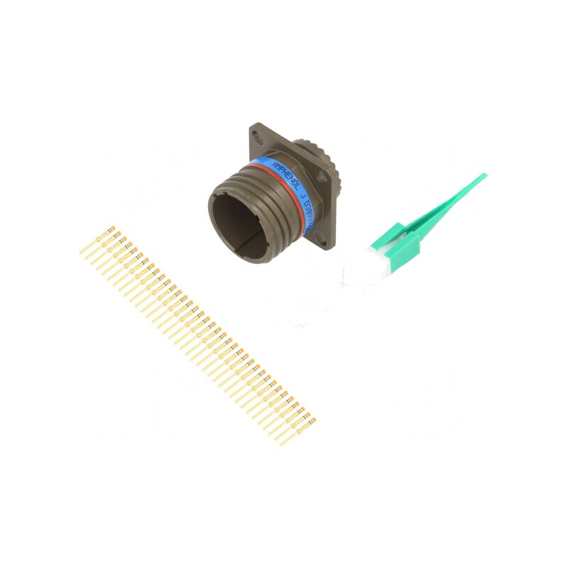 Conector Militar Dimensiune 15 MIL-DTL-38999 Series III Oliv | Electronic-mag.ro | Componente Electronice