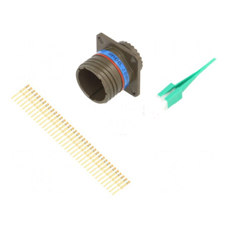 Conector Militar Dimensiune 15 MIL-DTL-38999 Series III Oliv | Electronic-mag.ro | Componente Electronice