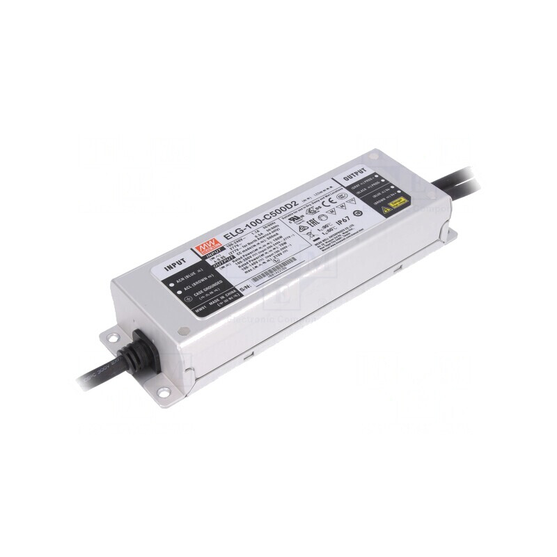 Alimentator LED 100W 500mA 100-305VAC | Electronic-mag.ro | Componente Electronice