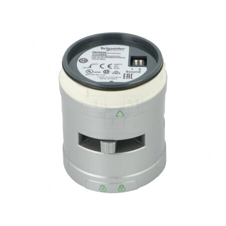 Semnalizator acustic argintiu 24V IP54 Ø60mm | Electronic-mag.ro | Componente Electronice