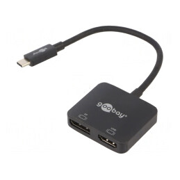 Adaptor DisplayPort la HDMI Negru 0,12m | Electronic-mag.ro | Componente Electronice