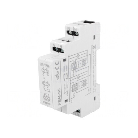 Releu Bistabil de Impulsuri NO 10A IP20 PBM-05 | Electronic-mag.ro | Componente Electronice