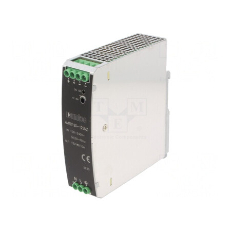 Alimentator Pulsatoriu pentru Şină DIN 120W 12VDC 10A | Electronic-mag.ro | Componente Electronice